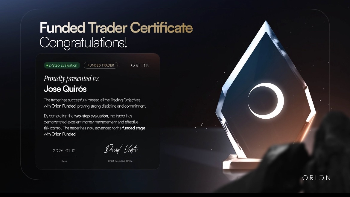 Certificado de alumno - resultado de trading